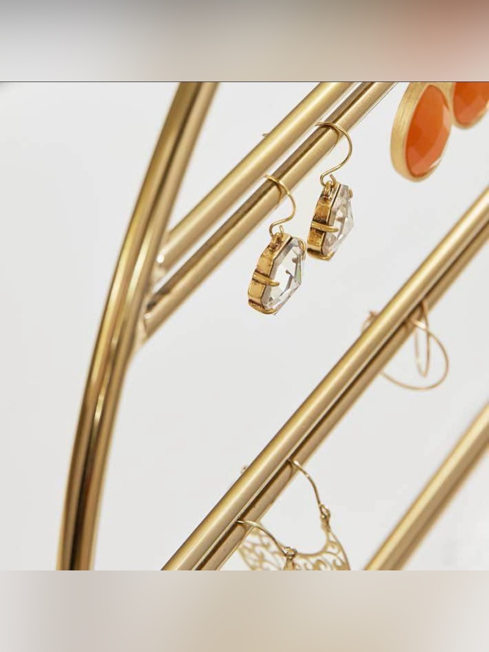 PB Teen Earring and Jewelry Holder in Gold & Marble - Picture 5 of 8